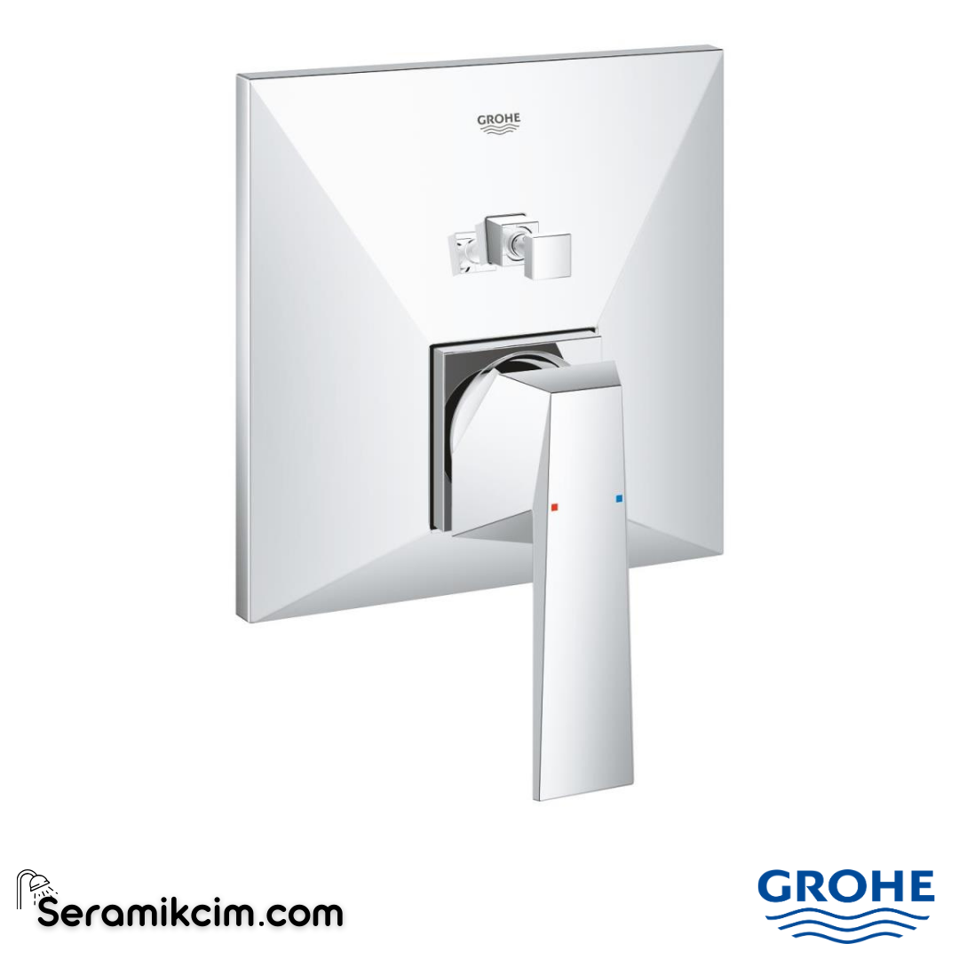 Grohe Allure Brilliant Ankastre Banyo ve Duş Bataryası (Sıva Üstü Grubu) Krom 24072000 - 24072000