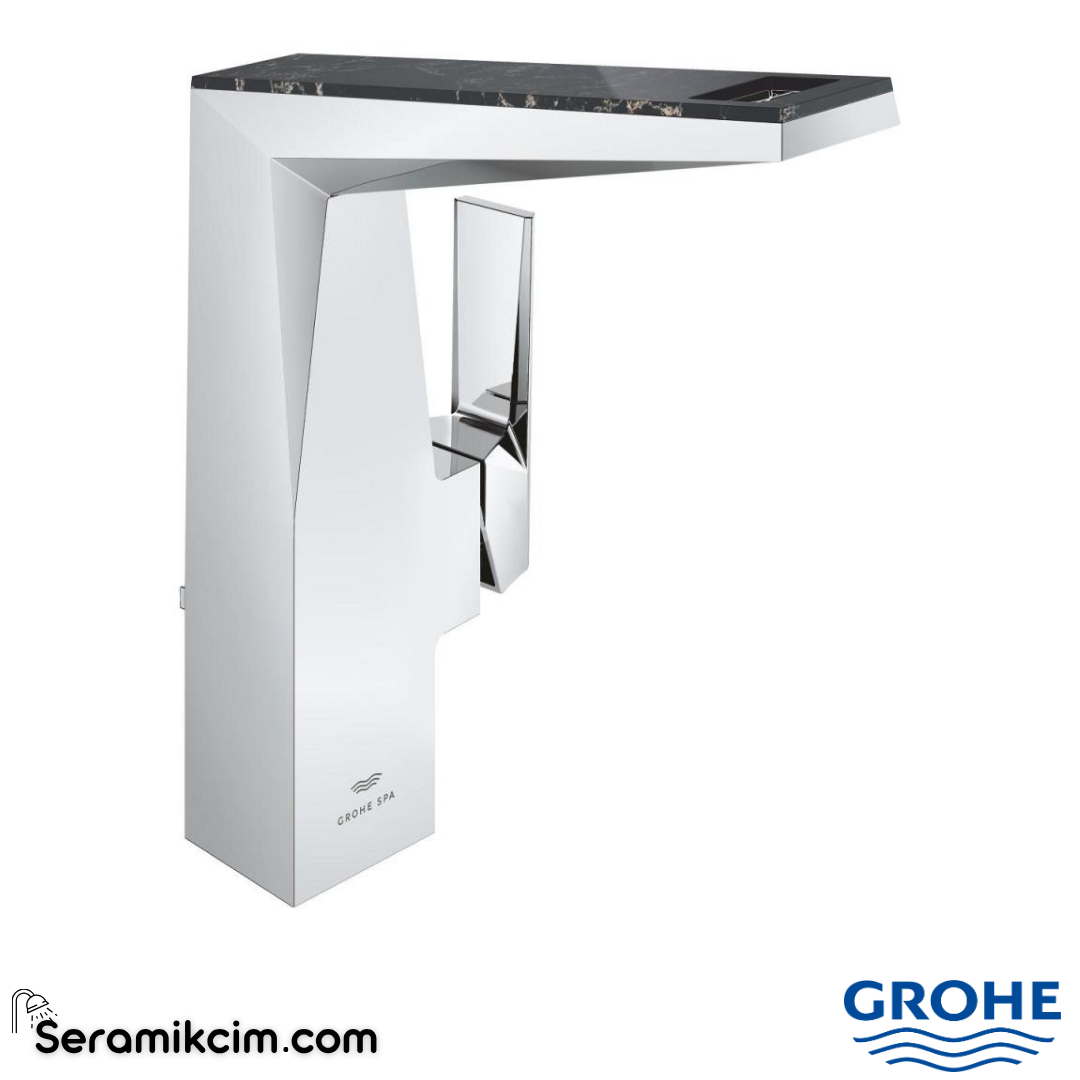 Grohe Allure Brilliant Private Collection L-Boy Sifon Kumandalı Yüksek Lavabo Bataryası Krom 24414000 - 24414000