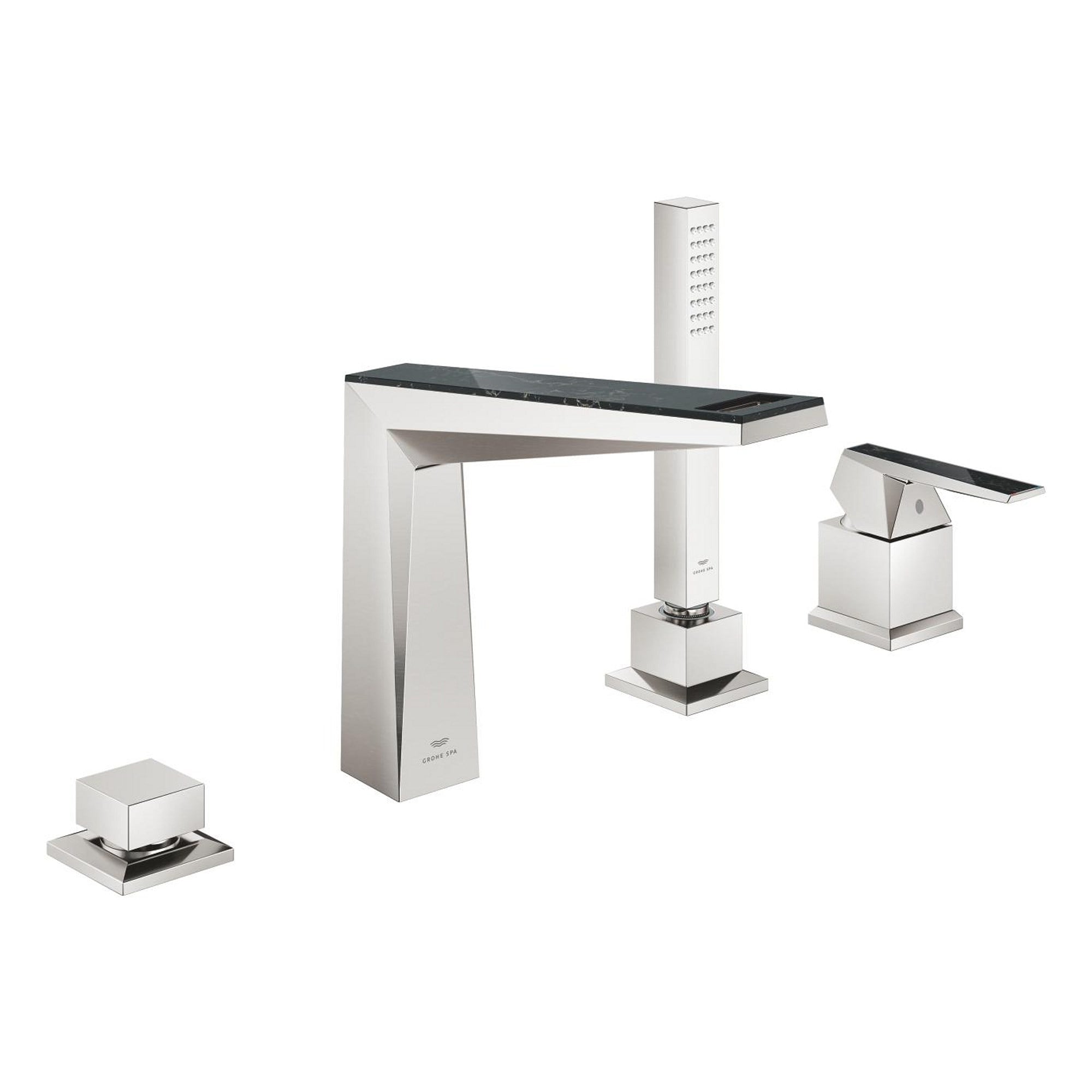 Grohe Allure Brilliant Private Collection 4 Delikli Küvet Bataryası Seti Paslanmaz Çelik 29527DC0