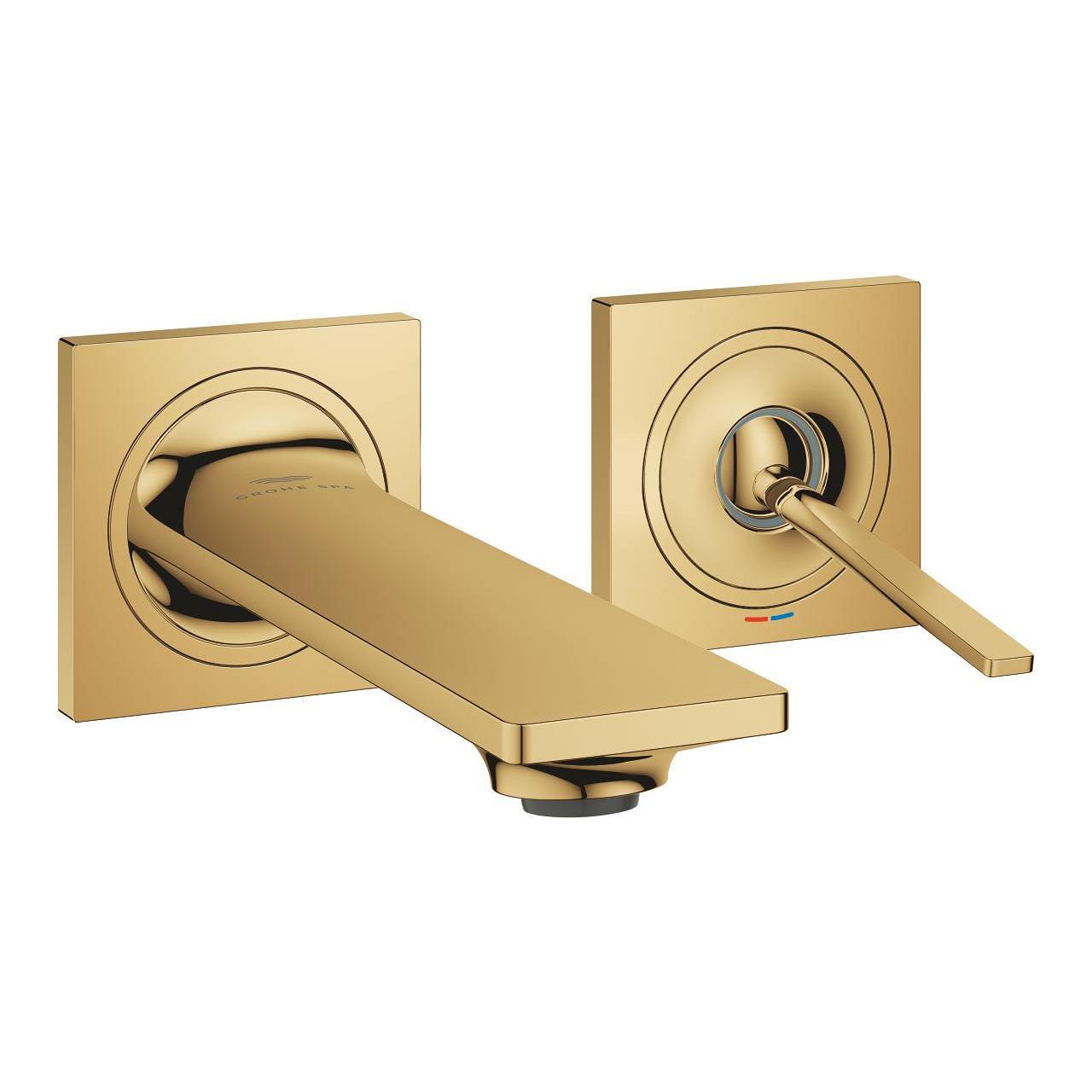 Grohe Allure Duvardan Ankastre Lavabo Bataryası (Sıva Üstü Grubu), Parlak Altın 19309GL2