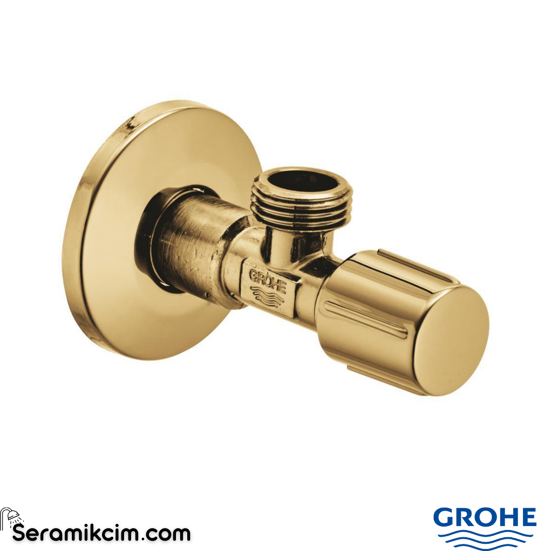 Grohe Ara Musluk (1/2 giriş, 1/2 çıkışlı), Parlak Altın 22041GL0