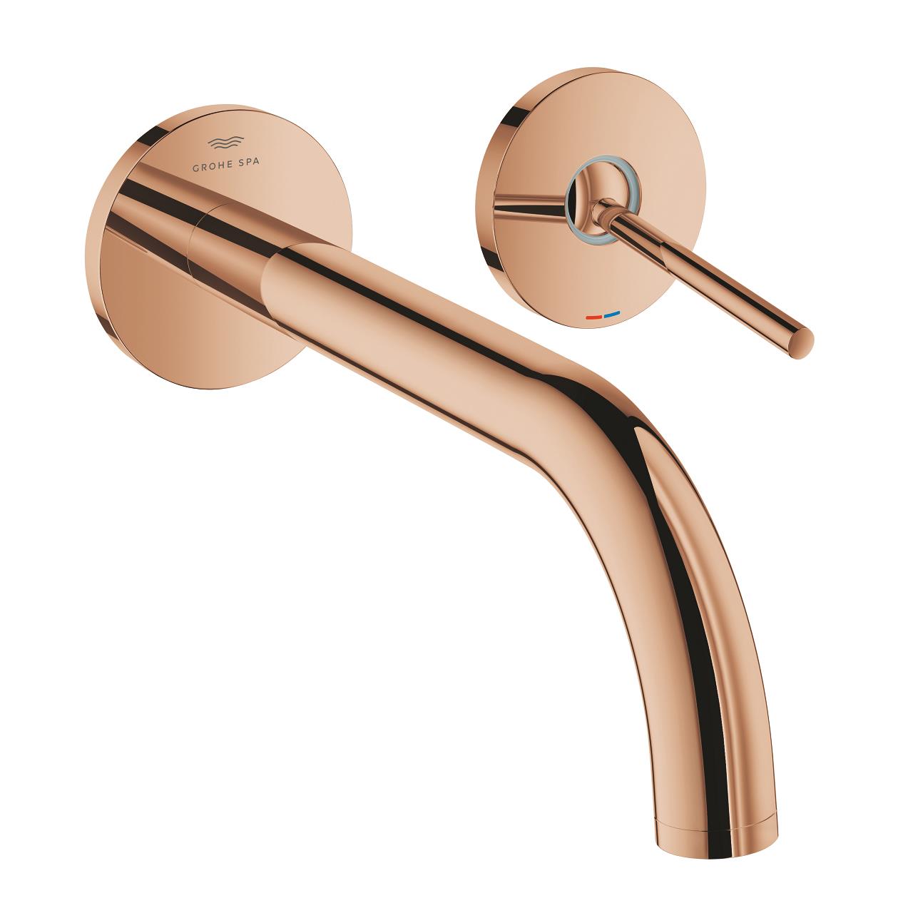 Grohe Atrio 2 Delikli Ankastre Lavabo Bataryası, (Sıva Üstü Grubu), Parlak Bakır 29406DA0