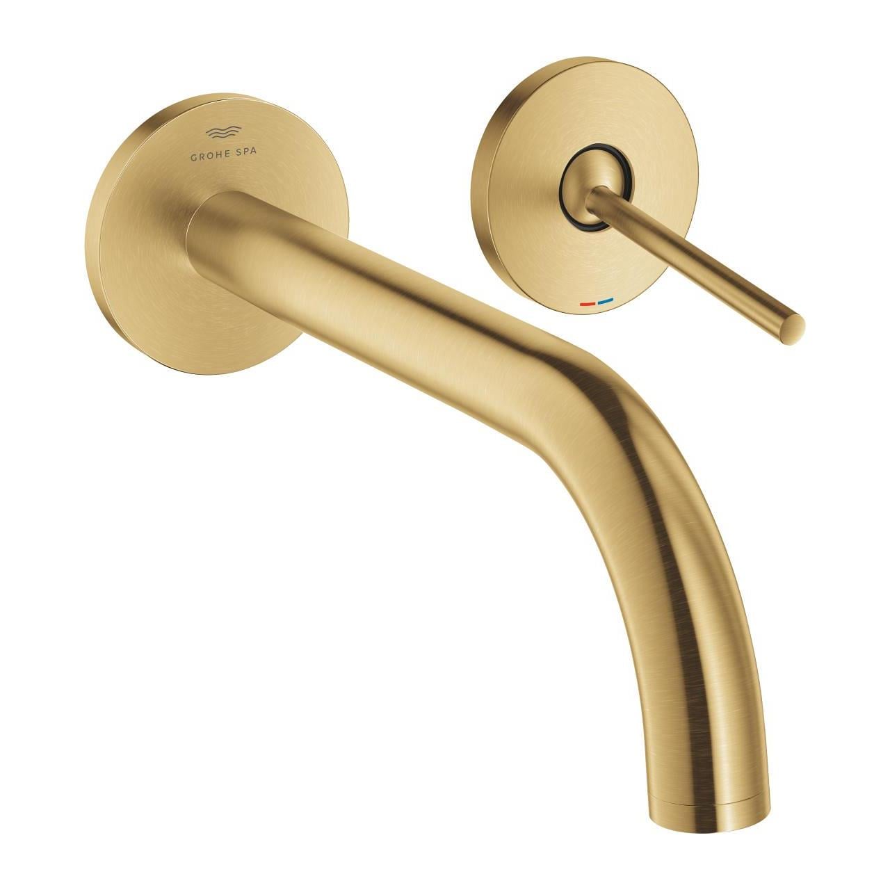Grohe Atrio 2 Delikli Ankastre Lavabo Bataryası, (Sıva Üstü Grubu), Fırçalı Altın 29406GN0