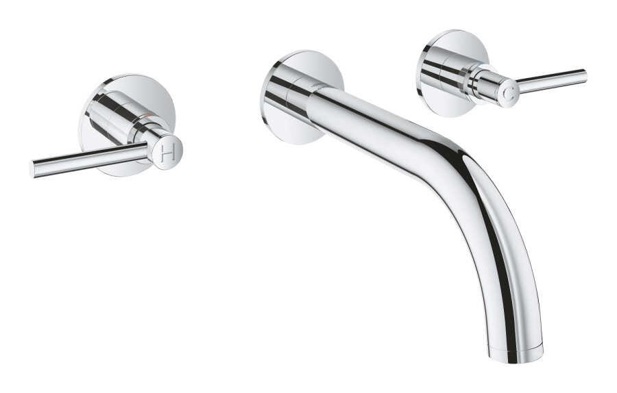Grohe Atrio 3 Delikli Duvardan Ankastre Lavabo Bataryası (Sıva Üstü Grubu) Krom 20662000 - 20662000