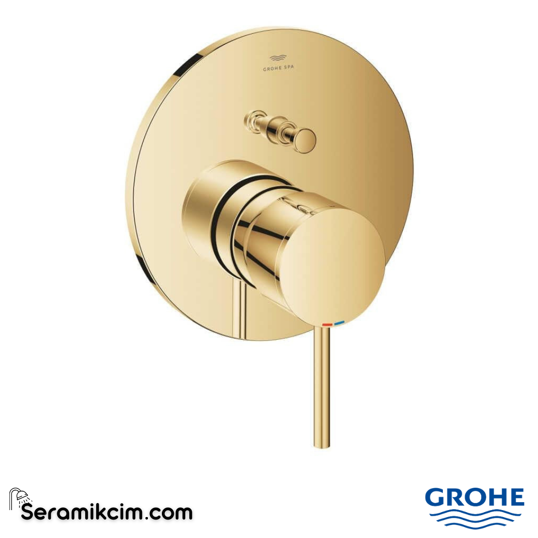 Grohe Atrio Ankastre Banyo/Duş Bataryası (Sıva Üstü Grubu) Altın 24355GL0 - 24355GL0