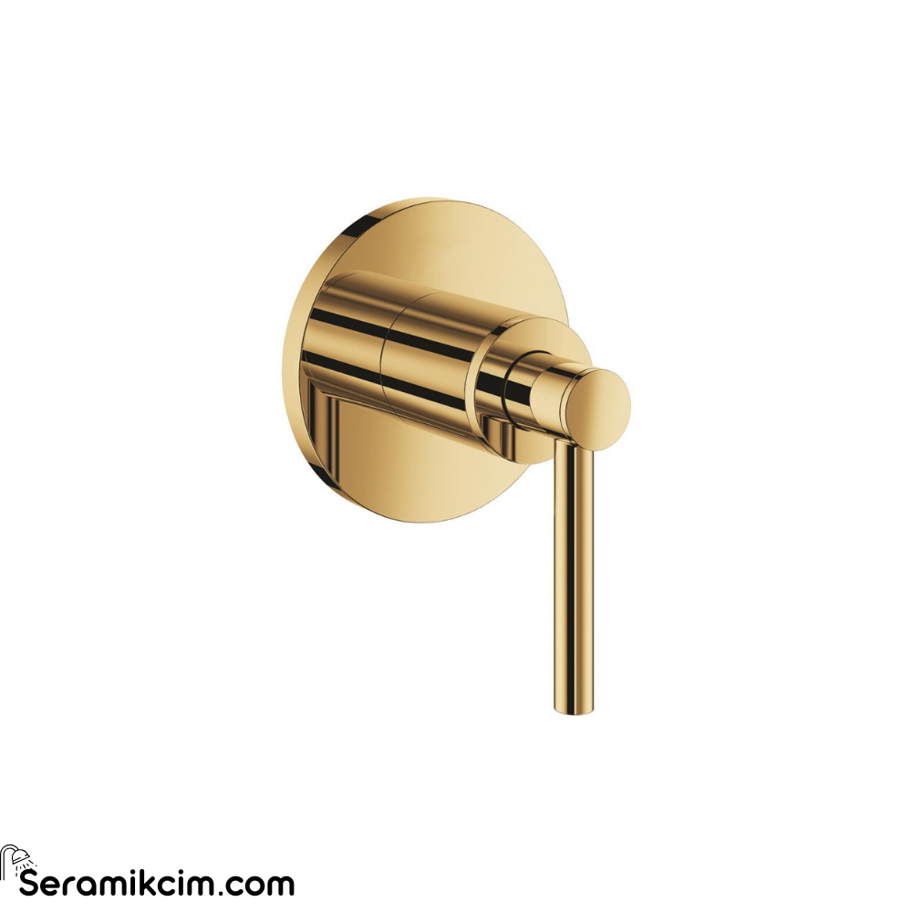 Grohe Atrio Ankastre Stop Valf, Çubuk Volan (Sıva Üstü Grubu), Parlak Altın 29397GL0