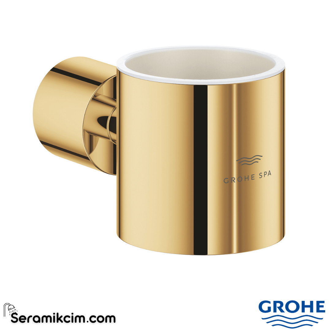 Grohe Atrio Cam Sabunluk Tutacağı, Parlak Altın 40884GL0 - 40884GL0