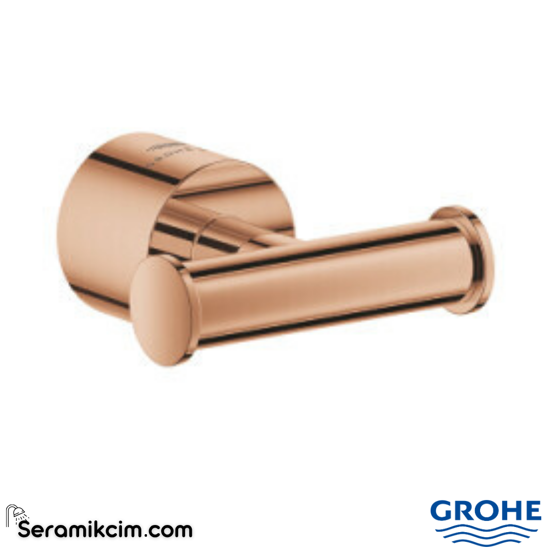 Grohe Atrio İkili Havlu/Bornoz Askısı, Parlak Bakır 40890DA0 - 40890DA0