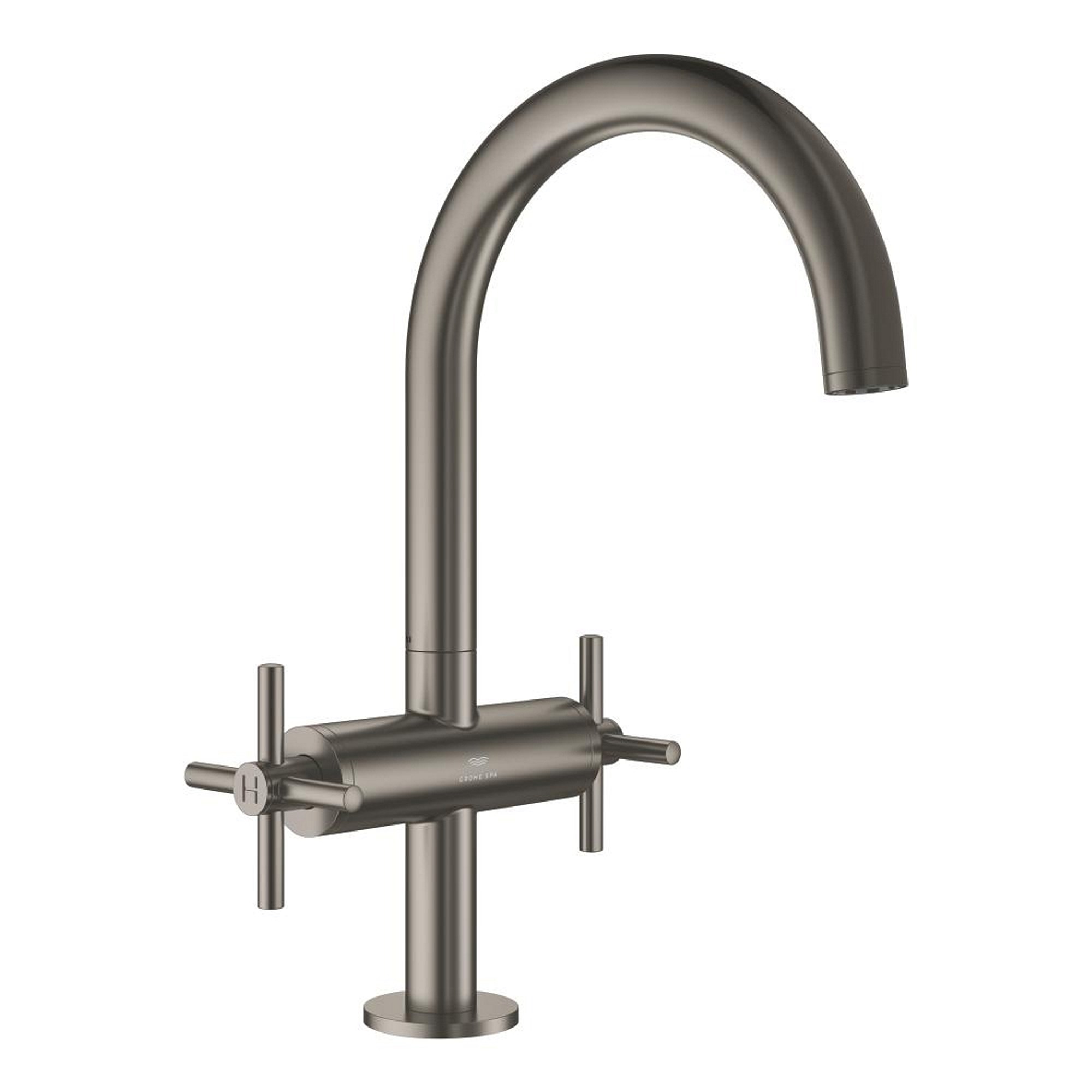 Grohe Atrio Lavabo Bataryası L Boy Saten Antrasit (Satin Graphite) 21144MG0