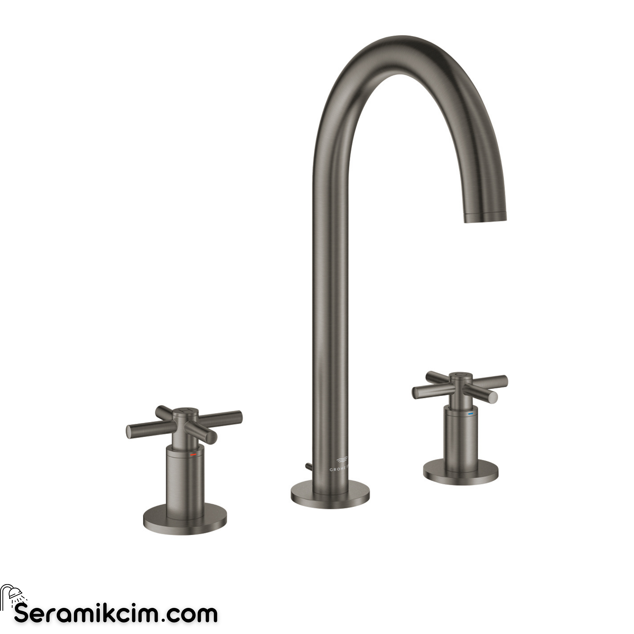 Grohe Atrio New Classic 3 delikli lavabo bataryası   L-Boyut 20643AL0
