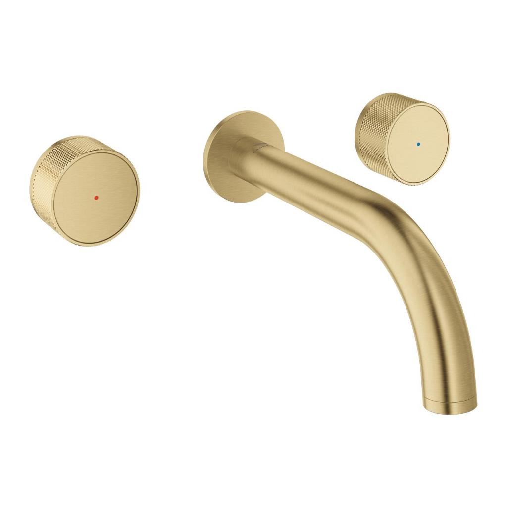 Grohe Atrio Private Collection 3 Delikli Ankastre Lavabo Bataryası (Sıva Üstü Grubu) Fırçalı Altın 20589GN0