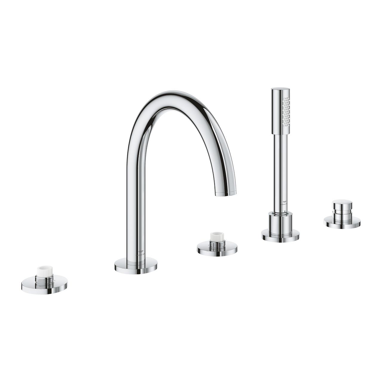 Grohe Atrio Private Collection 5 Delikli Ankastre Küvet Bataryası (Sıva Üstü Grubu) Krom 25224000