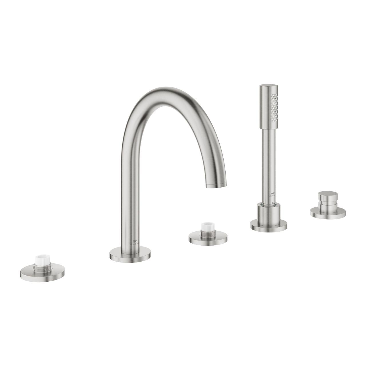 Grohe Atrio Private Collection 5 Delikli Ankastre Küvet Bataryası (Sıva Üstü Grubu), Paslanmaz Çelik 25224DC0