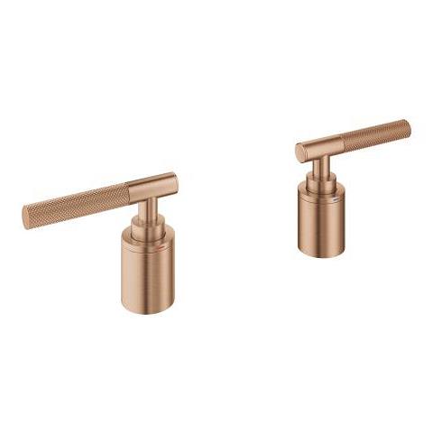 Grohe Atrio Private Collection 5 Delikli Ankastre Küvet Bataryası İçin Kulp, Fırçalı Bakır 48651DL0