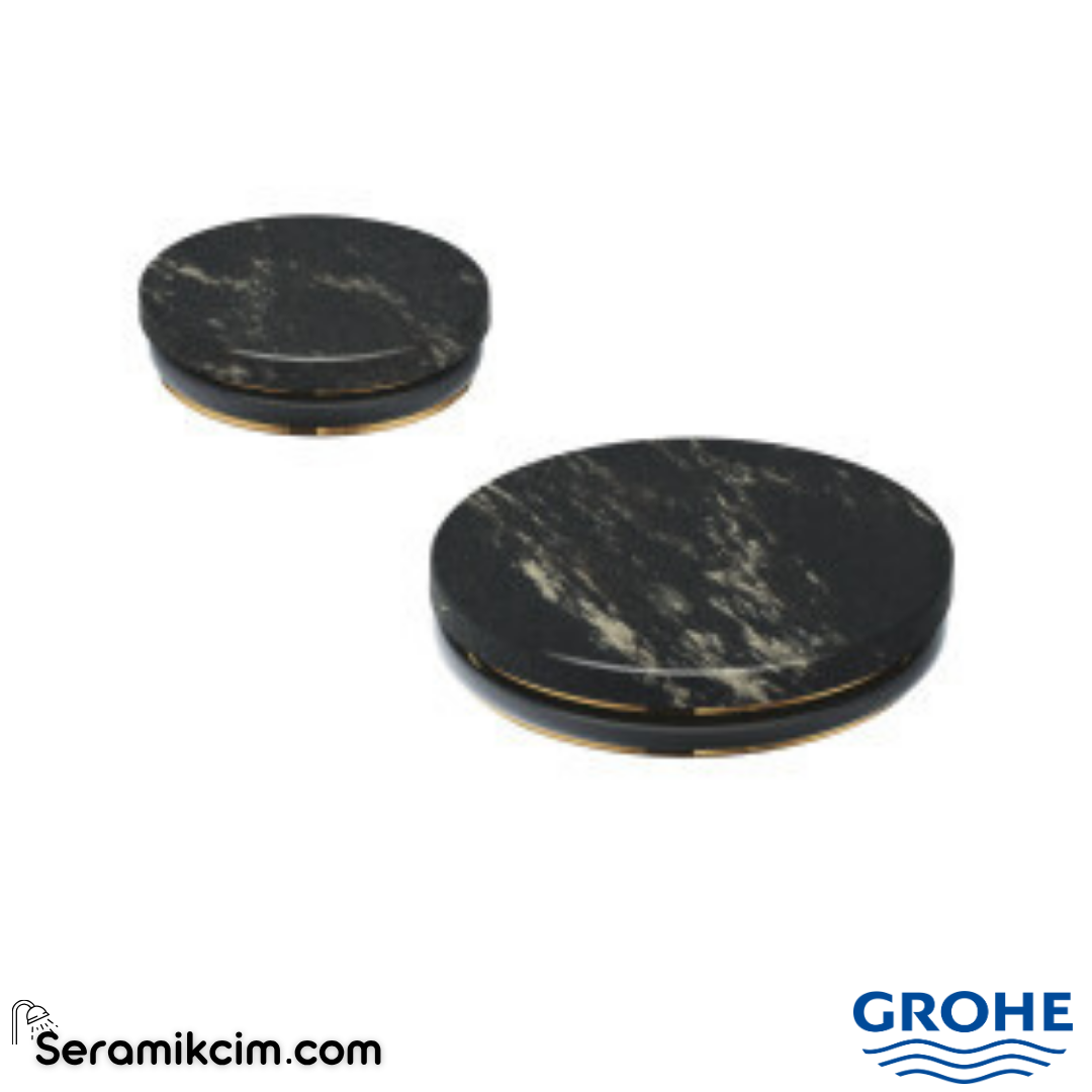 Grohe Atrio Private Collection Ankastre Termostatik Banyo Bataryası (2 Yollu, Sıva Üstü Grubu) İçin Kulp Siyah 48467000 - 48467000