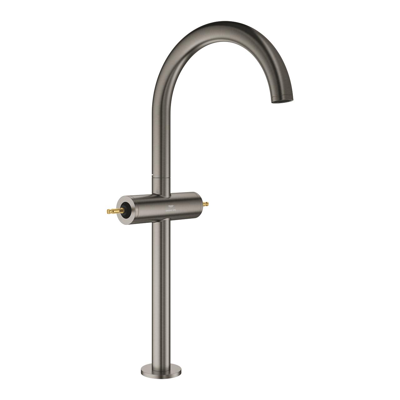 Grohe Atrio Private Collection Çanak Lavabo Bataryası, Fırçalı Sert Grafit 21140AL0