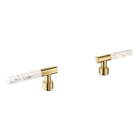 Grohe Atrio Private Collection Duvardan Ankastre Lavabo Bataryası İçin Kulp, Parlak Altın 48458GL0