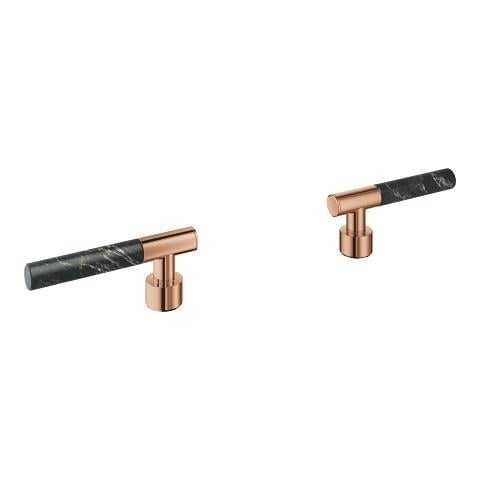 Grohe Atrio Private Collection Duvardan Ankastre Lavabo Bataryası İçin Kulp, Parlak Bakır 48459DA0