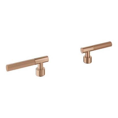 Grohe Atrio Private Collection Duvardan Ankastre Lavabo Bataryası İçin Kulp, Fırçalı Bakır 48646DL0