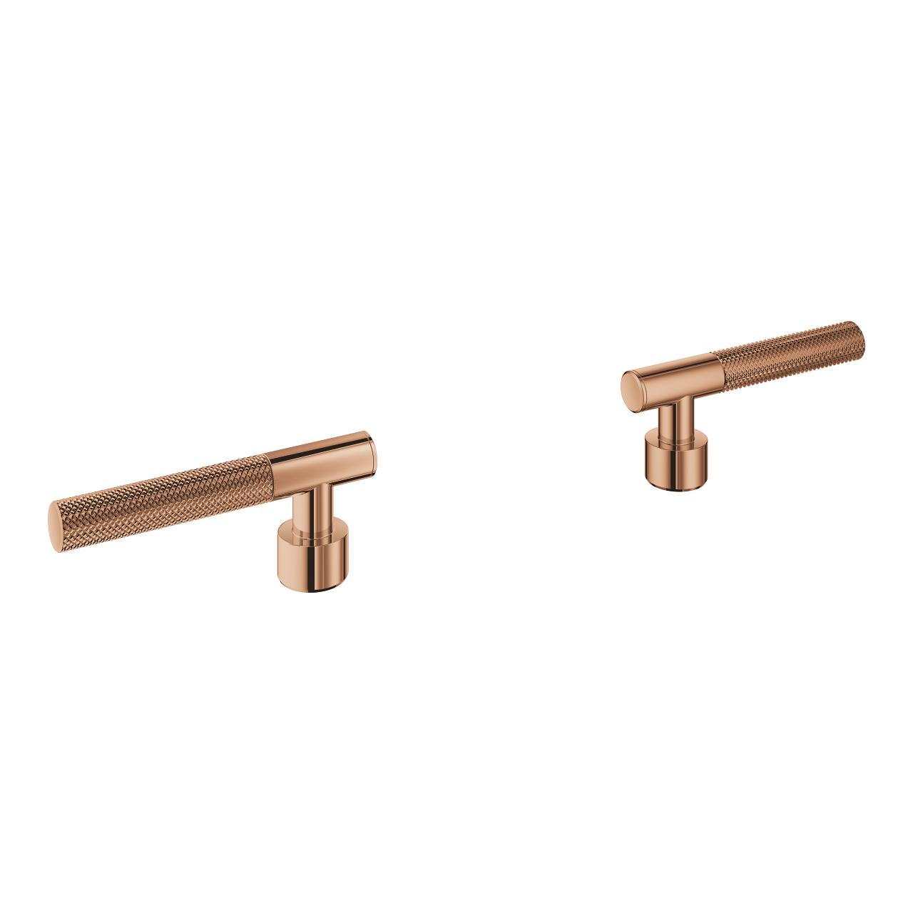Grohe Atrio Private Collection Duvardan Ankastre Lavabo Bataryası İçin Kulp, Parlak Bakır 48646DA0