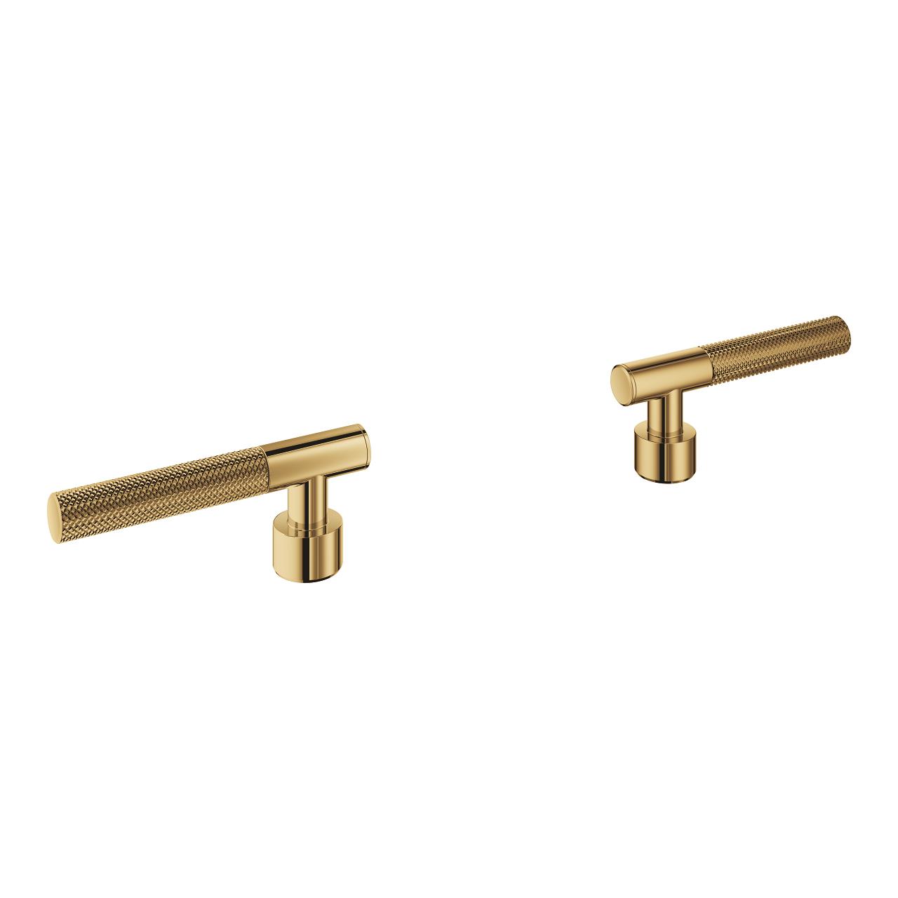 Grohe Atrio Private Collection Duvardan Ankastre Lavabo Bataryası İçin Kulp, Parlak Altın 48646GL0