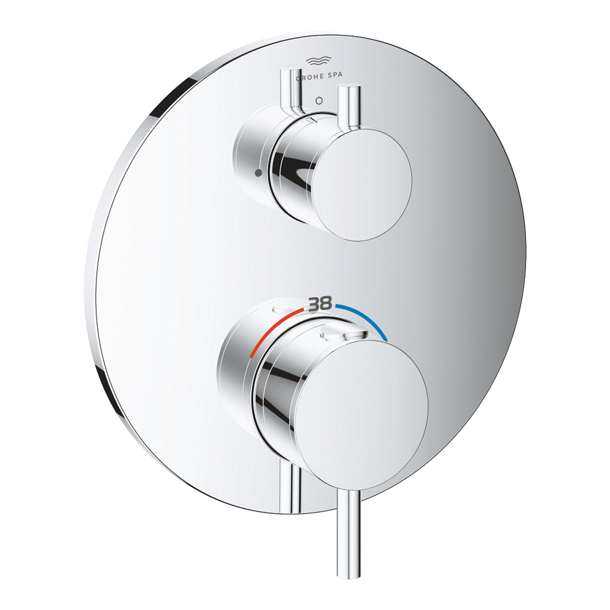 Grohe Atrio Termostatik Batarya 1 Çıkışlı Açma Kapama Valfli Krom 24357000