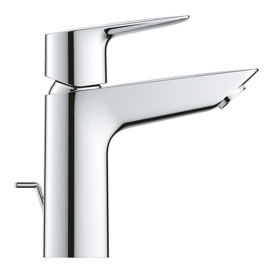 Grohe BauEdge Lavabo Bataryası, Sifon Kumandalı (M Boy) Krom - 23758001