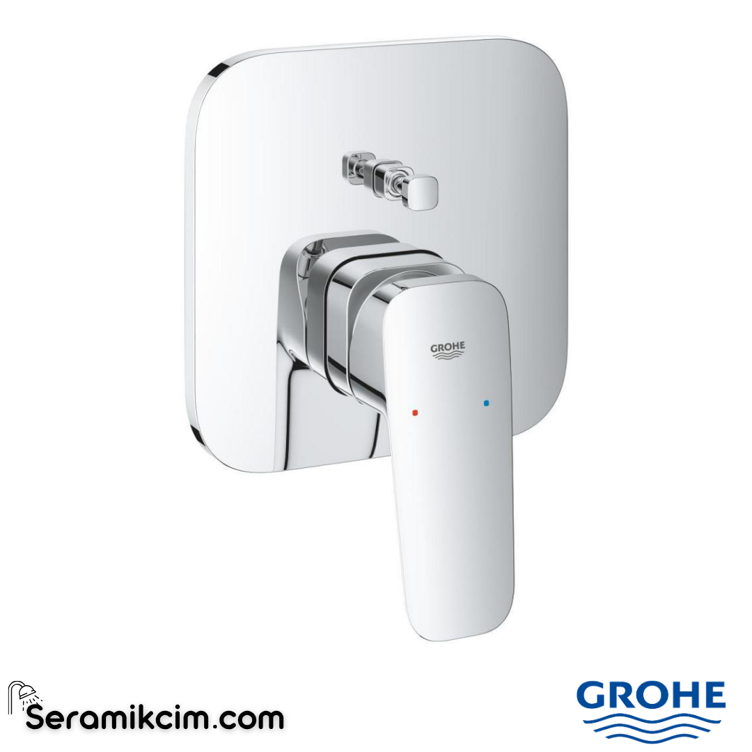 Grohe Cubeo Ankastre Banyo/Duş Bataryası (Sıva Üstü Grubu) Krom 1017780000