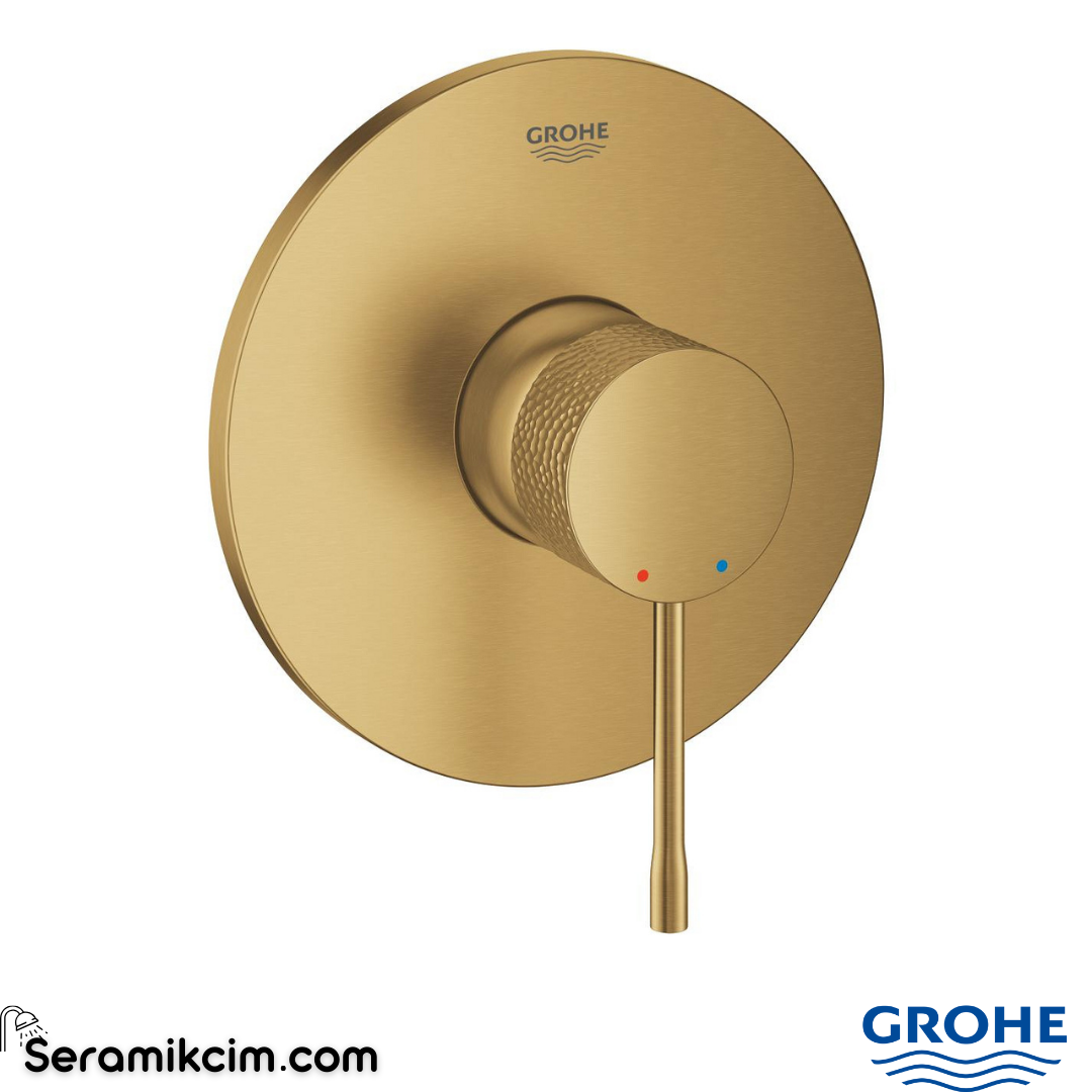 Grohe Essence Ankastre Banyo Bataryası Mat Altın 24168GF1