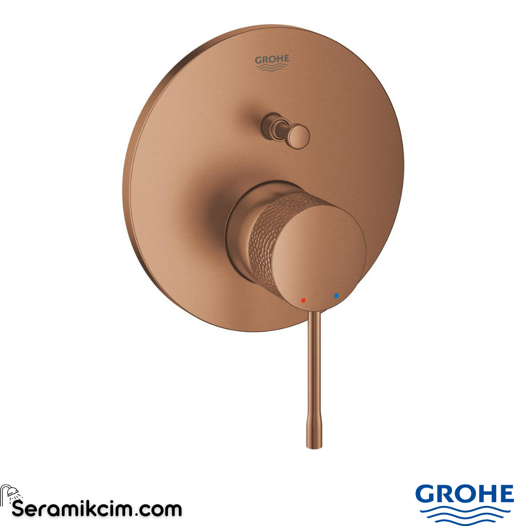 Grohe Essence Ankastre Banyo Bataryası Mat Bakır 24167DE1