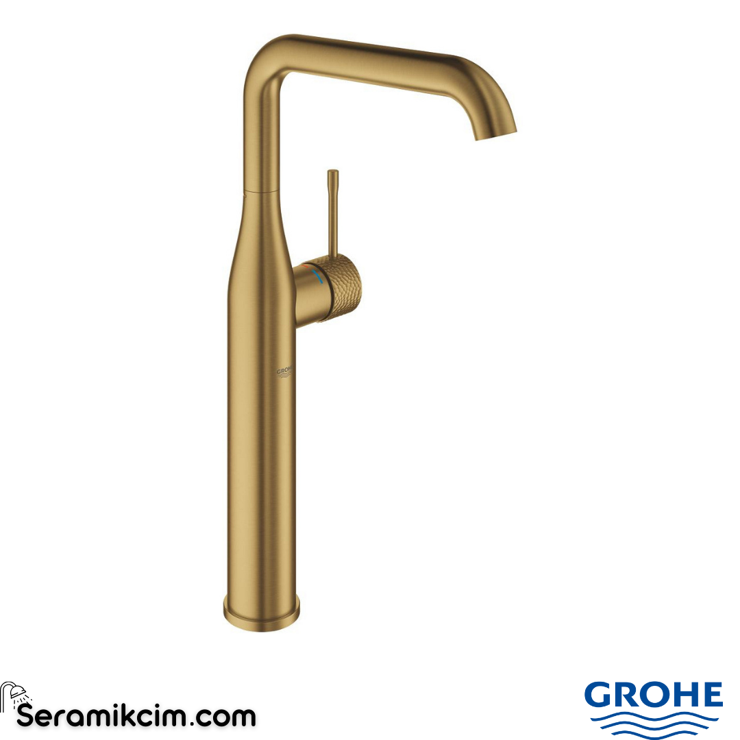 Grohe Essence Çanak Lavabo Bataryası Mat Altın 24170GF1
