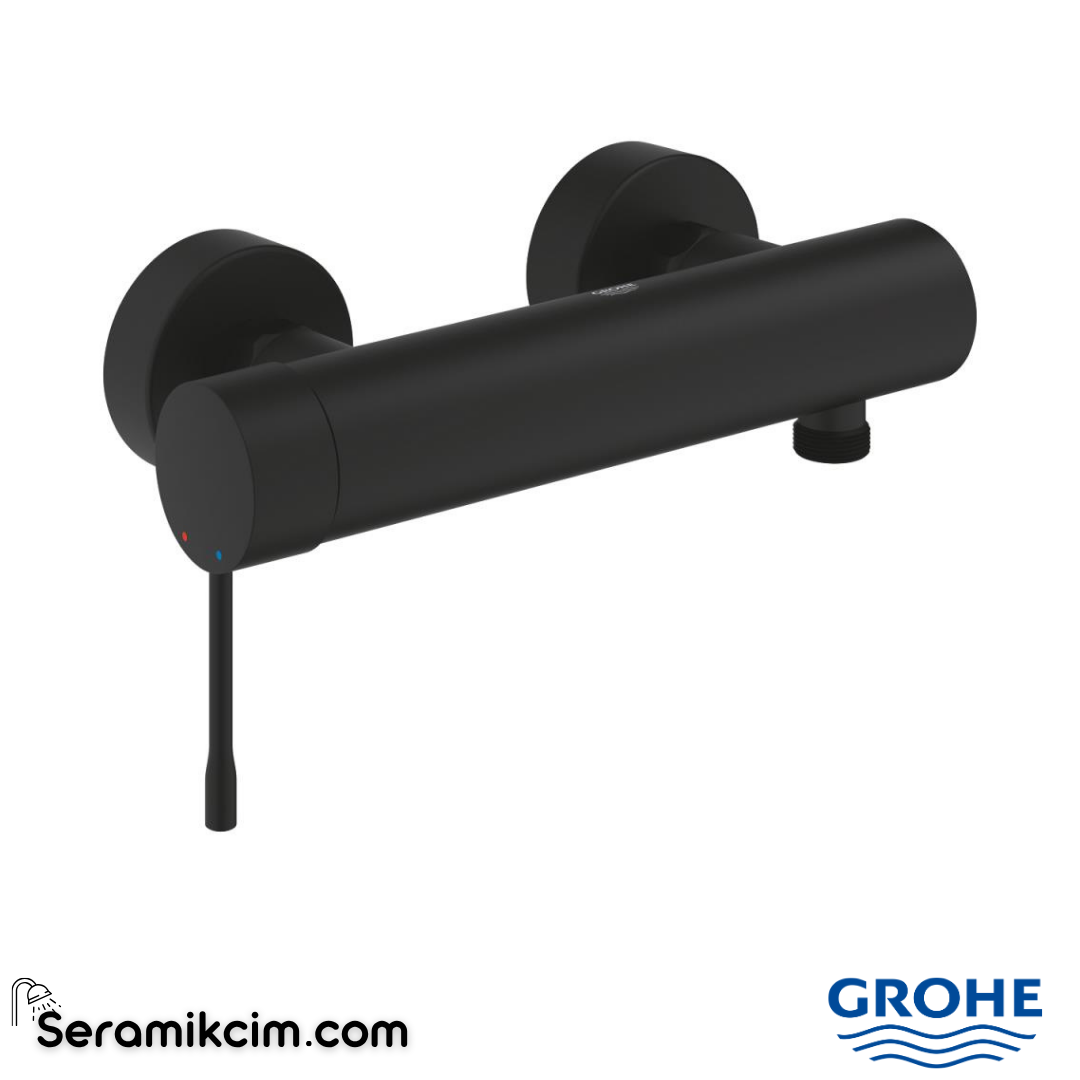 Grohe Essence Duş Bataryası, Mat Siyah 25252KF1