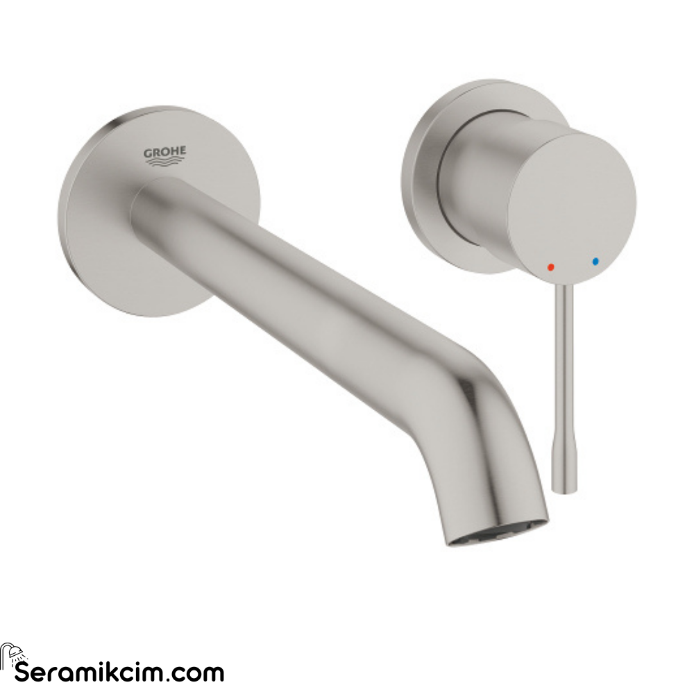 Grohe Essence Duvardan Ankastre Lavabo Bataryası L-Boyut (Sıva Üstü Grubu), Paslanmaz Çelik 29193DC1