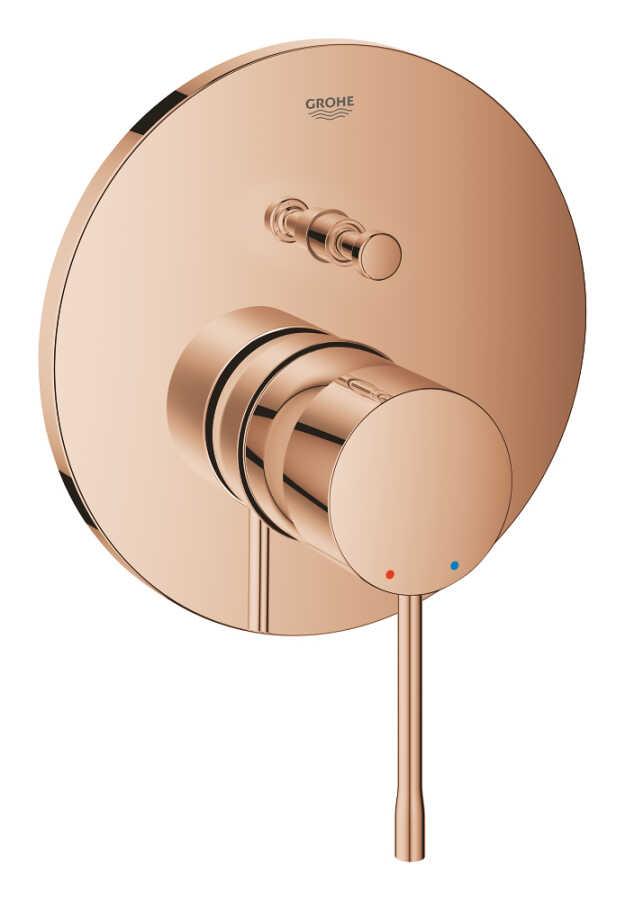 Grohe Essence New Ankastre Banyo/Duş Bataryası (Sıva Üstü Grubu), Bakır - 24167DA1 - 24167DA1