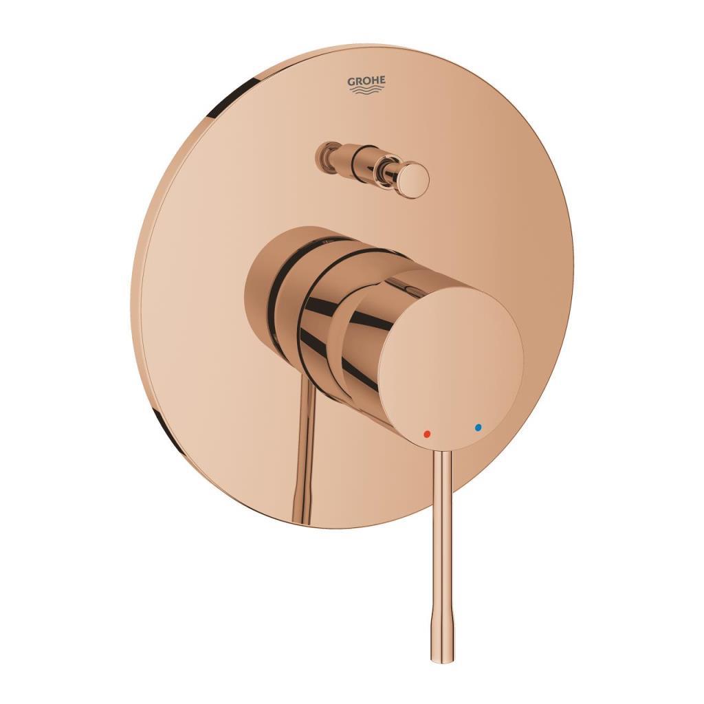 Grohe Essence New Ankastre Banyo/Duş Bataryası (Sıva Üstü Grubu), Parlak Bakır - 19285DA1