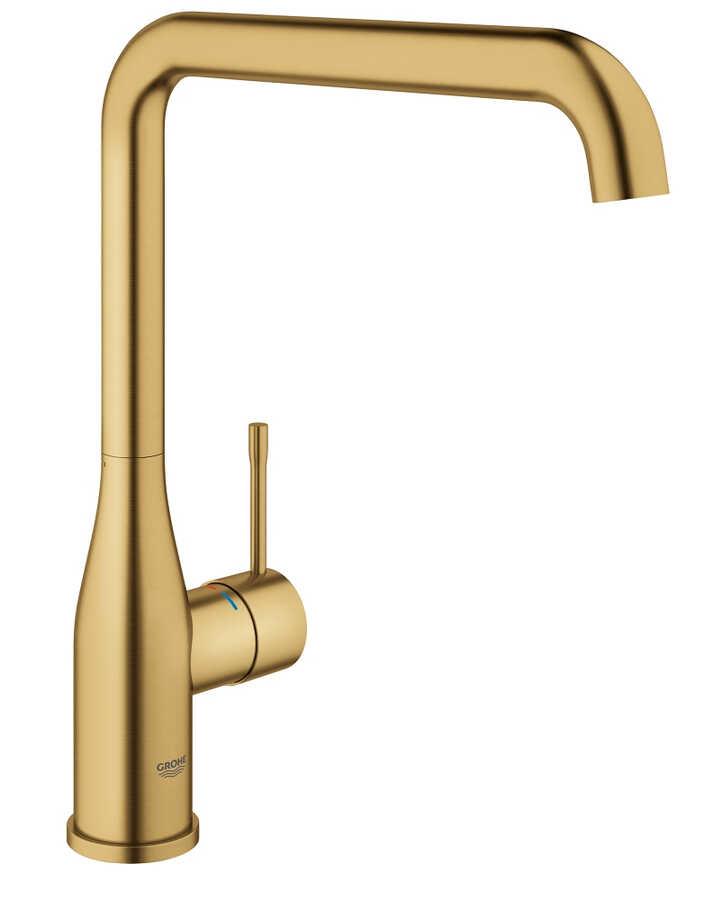 Grohe Essence New Eviye Bataryası, Fırçalı Altın - 30269GN0