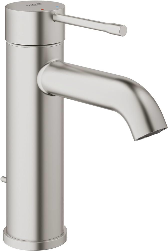 Grohe Essence New Lavabo Bataryası, Sifon Kumandalı, Paslanmaz Çelik