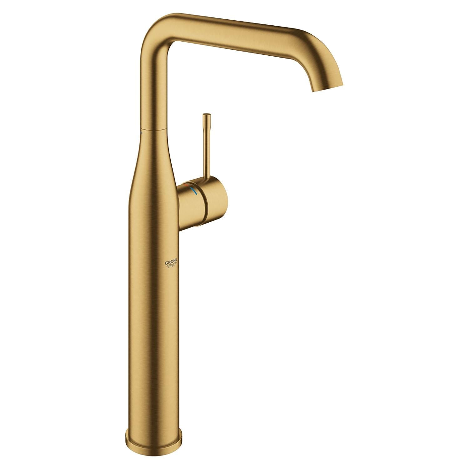 Grohe Essence New Tezgah Üstü Lavabo Bataryası, Fırçalı Altın