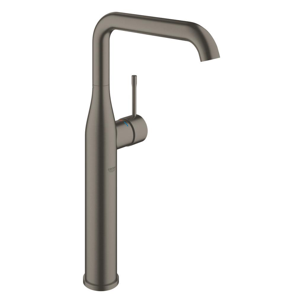Grohe Essence New Tezgah Üstü Lavabo Bataryası, Fırçalı Sert Grafit - 24170AL1