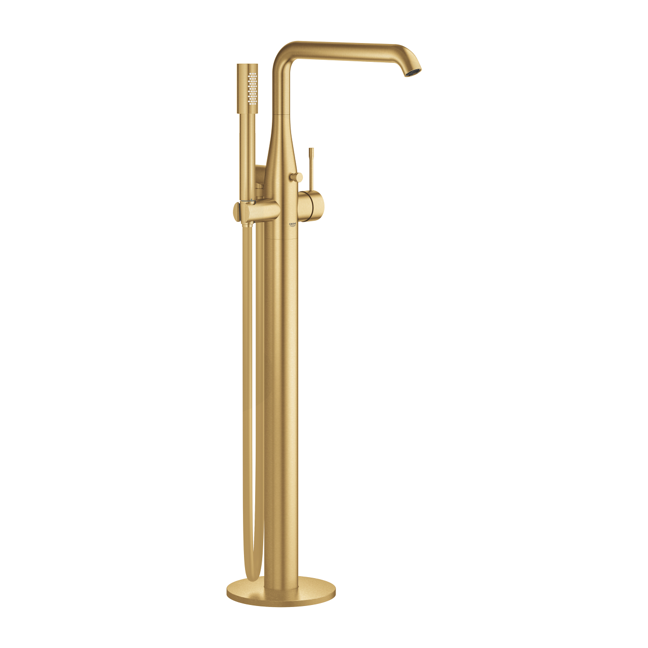 Grohe Essence Yerden Küvet Bataryası (Sıva Üstü Grubu), Fırçalı Altın 25248GN1