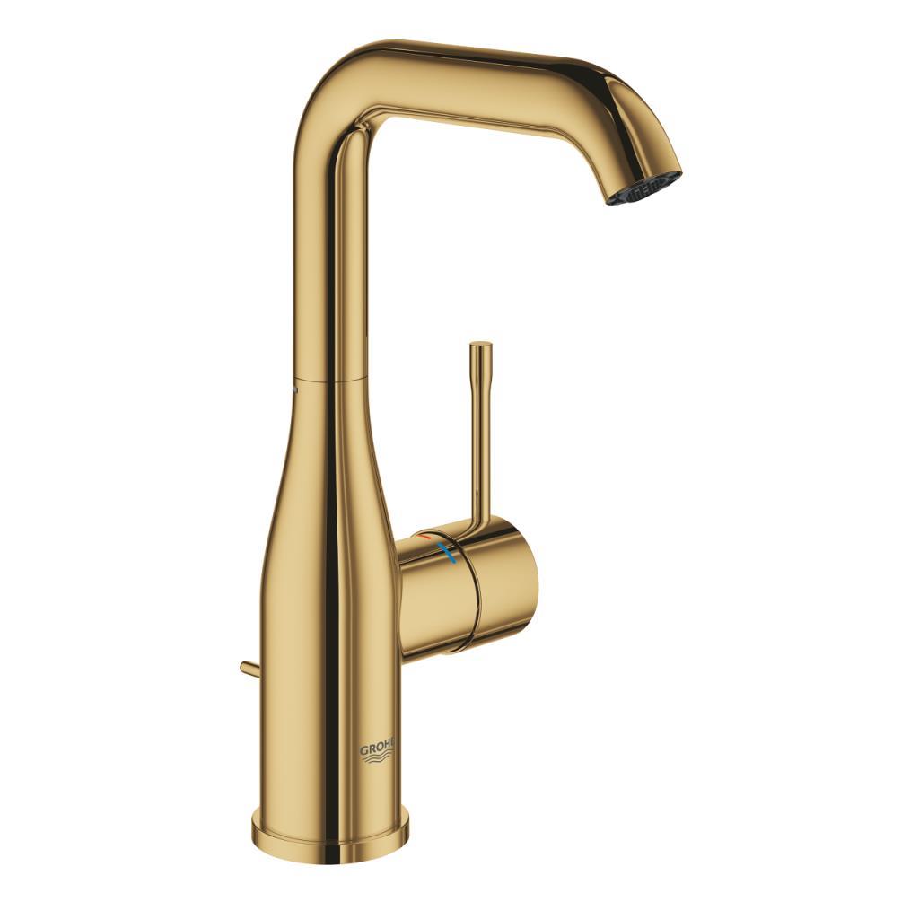 Grohe Essence Yüksek Lavabo Bataryası, Sifon Kumandalı, Altın - 24174GL1