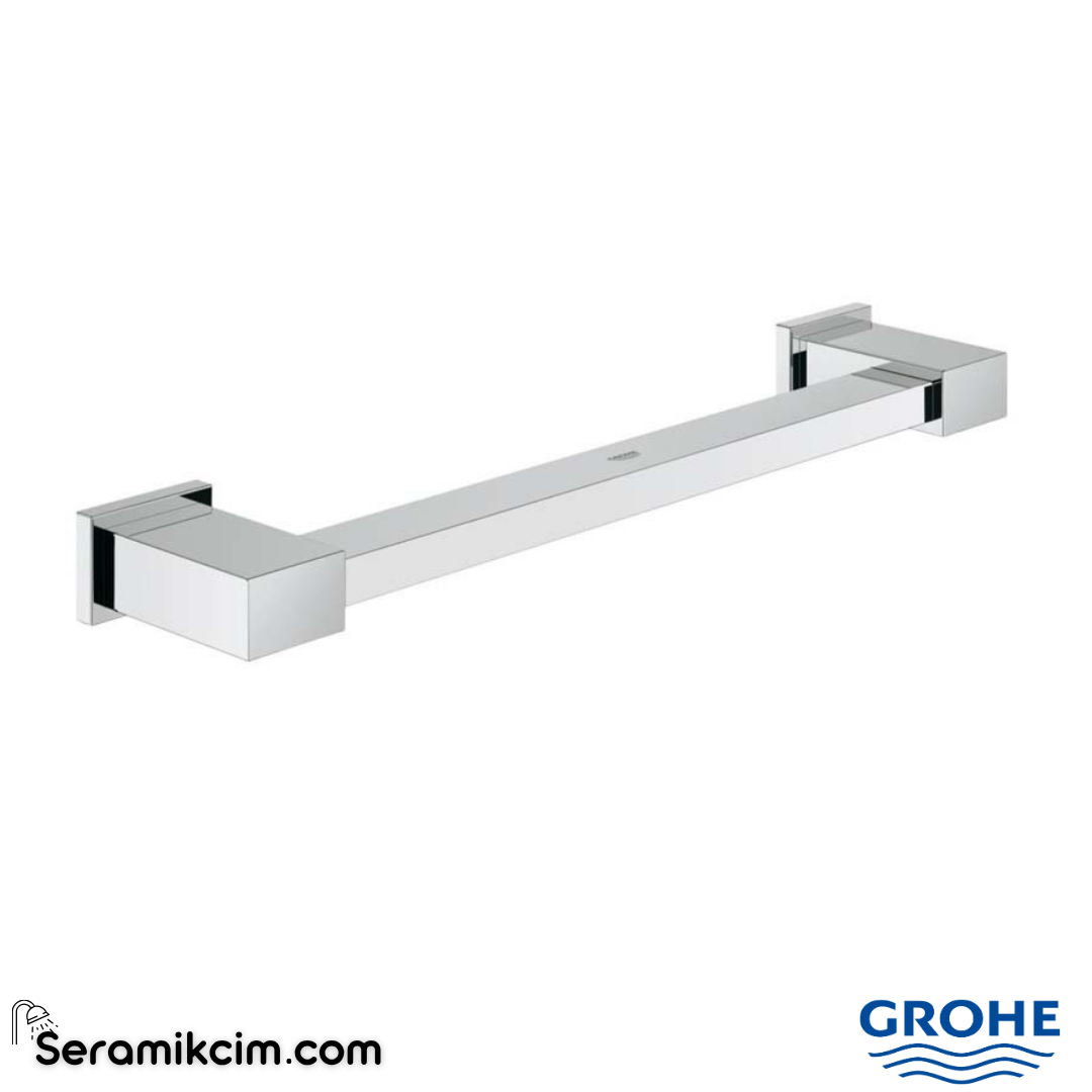 Grohe Essentials Cube Banyo Tutamağı, Krom 40514001