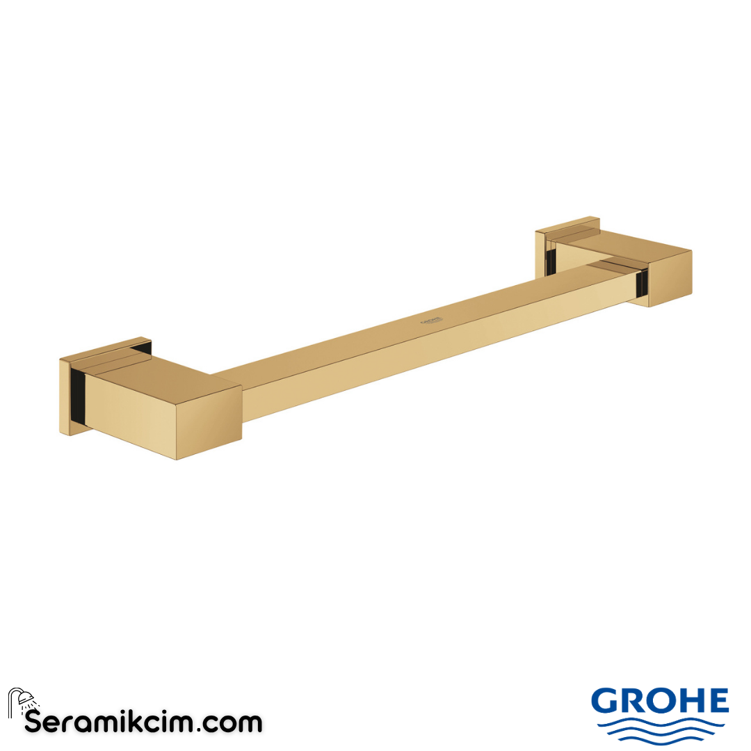 Grohe Essentials Cube Banyo Tutamağı, Parlak Altın 40514GL0
