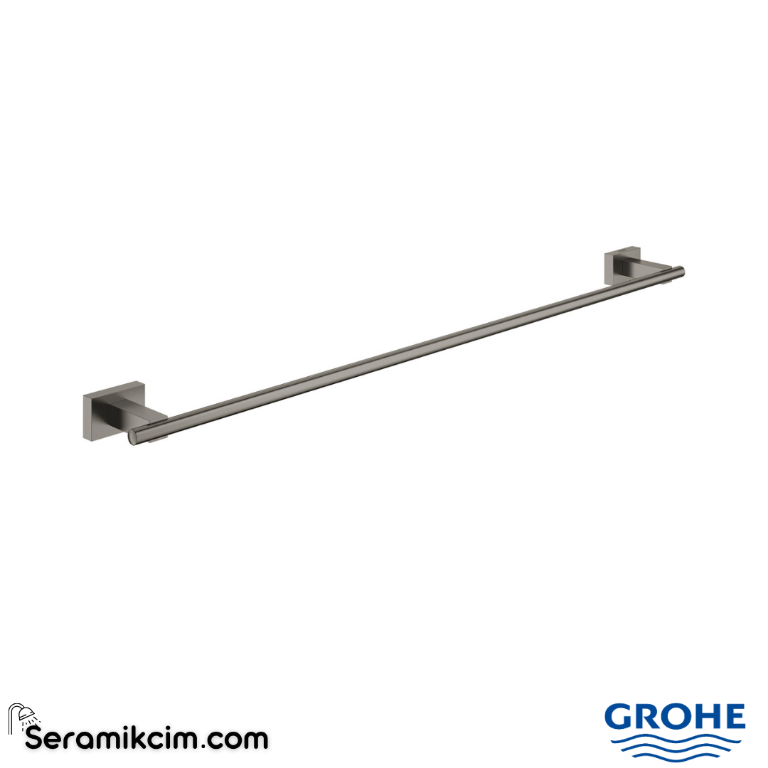 Grohe Essentials Cube Uzun Havluluk, Fırçalı Sert Grafit 40509AL1