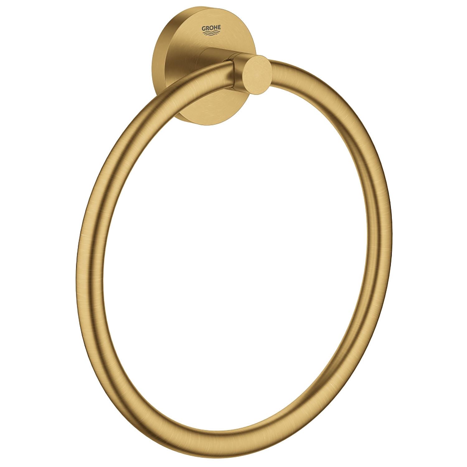 Grohe Essentials Halka Havluluk, Fırçalı Altın 40365GN1