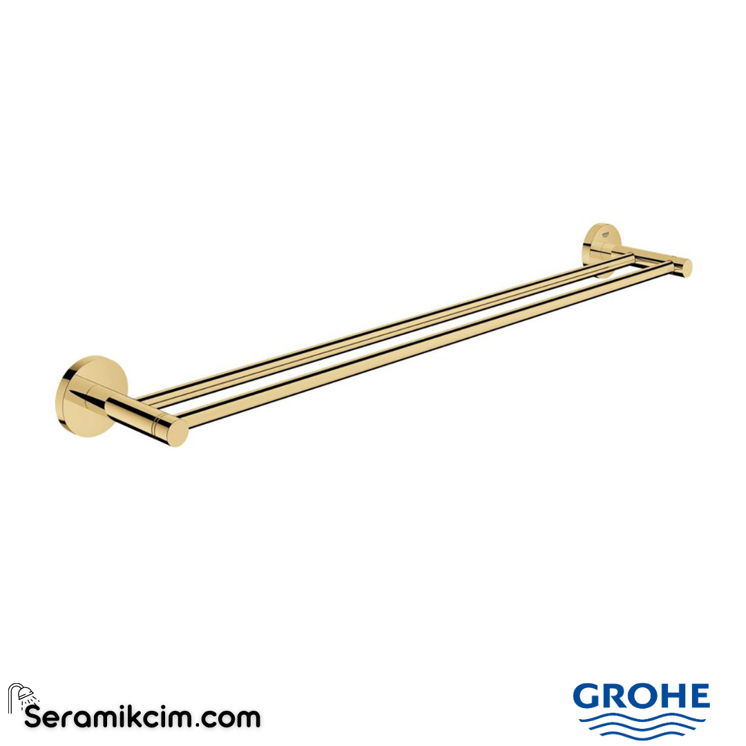 Grohe Essentials İkili Havluluk, Parlak Altın 40802GL1 - 40802GL1