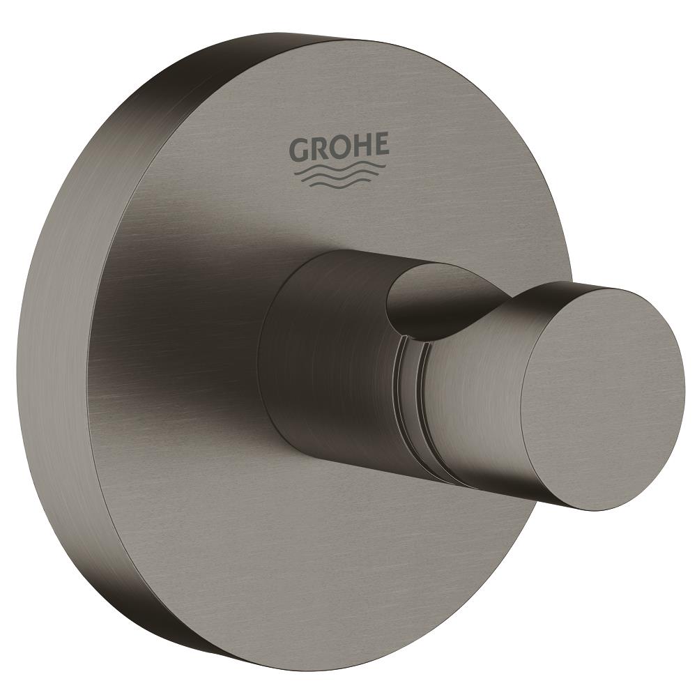 Grohe Essentials Tekli Havlu/Bornoz Askısı, Fırçalı Sert Grafit - 40364AL1 - 40364AL1