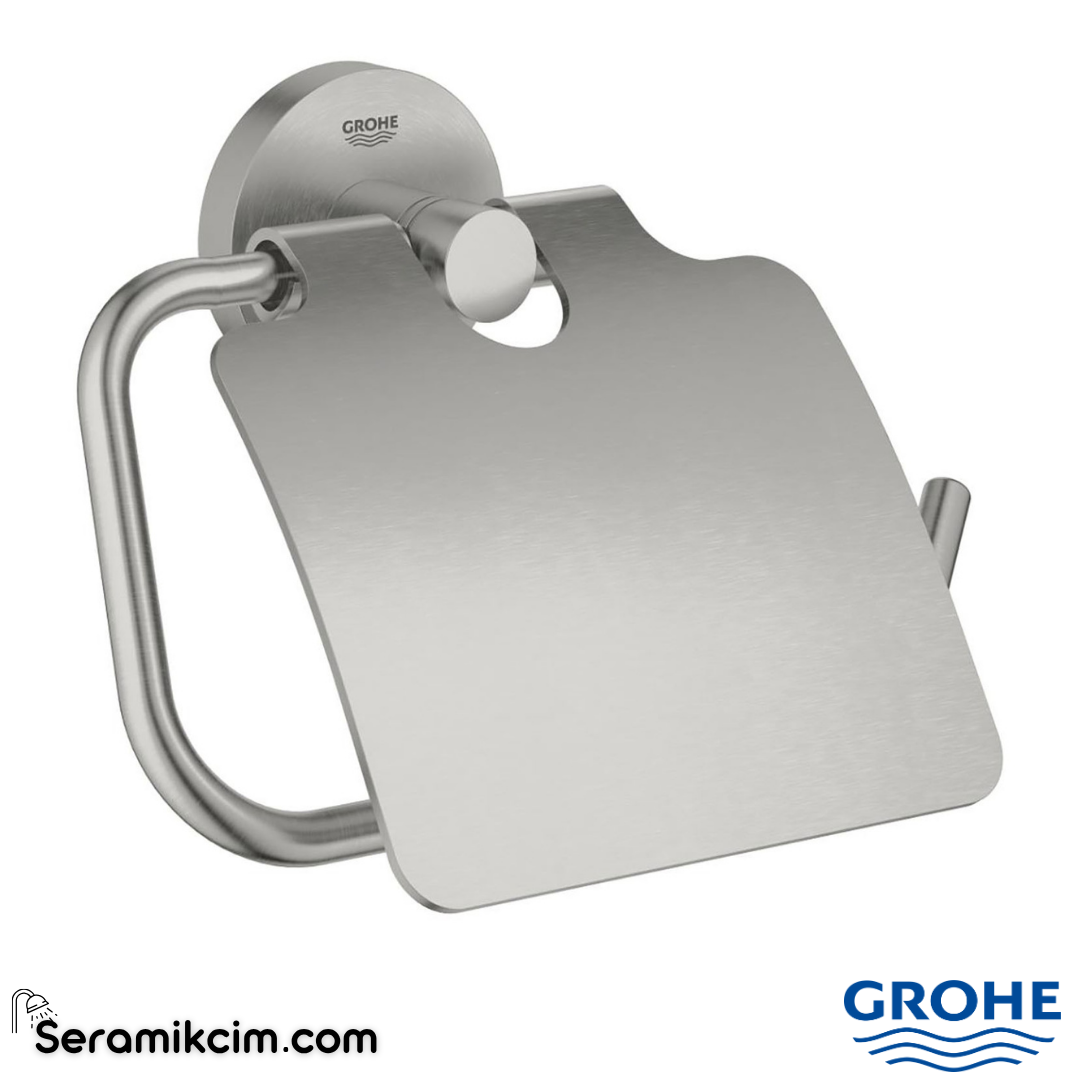 Grohe Essentials Tuvalet Kağıtlığı, Paslanmaz Çelik 40367DC1 - 40367DC1