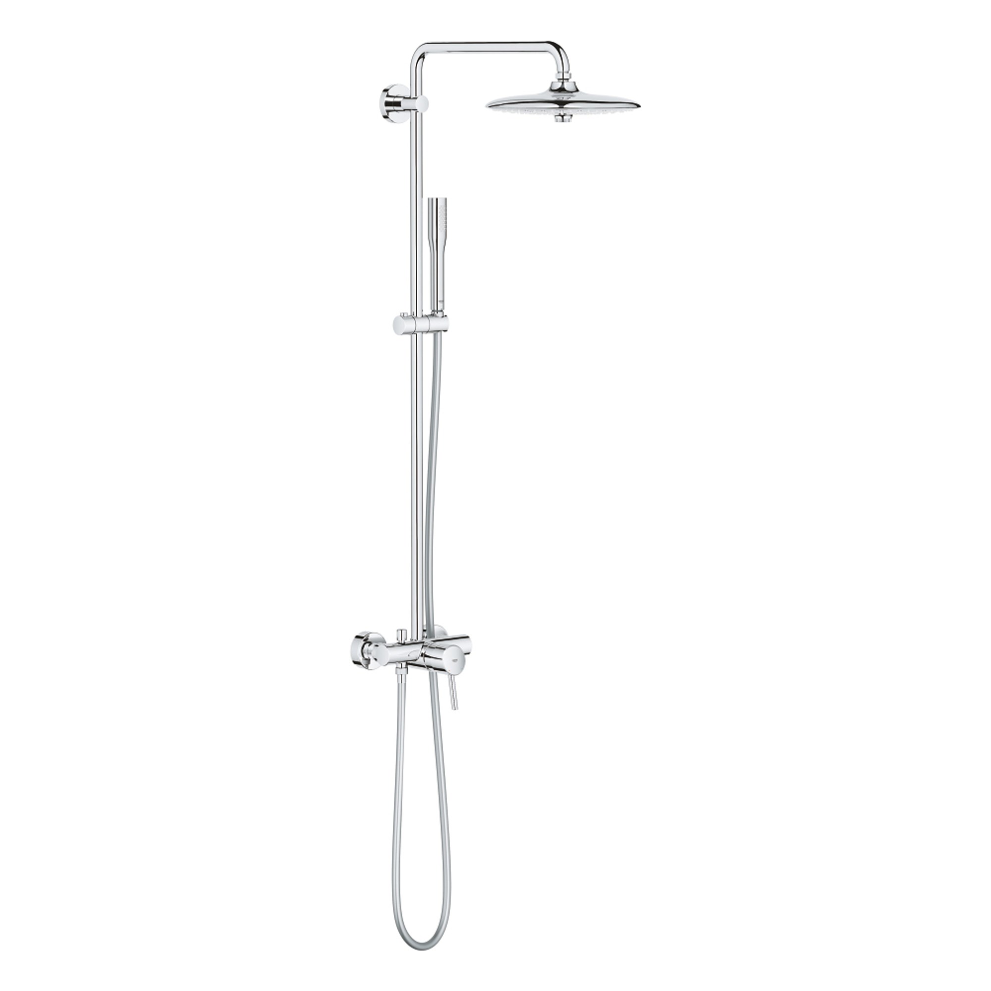 Grohe Euphoria Concetto System 260 Duvardan Bataryalı Duş Kolonu Krom 23061003