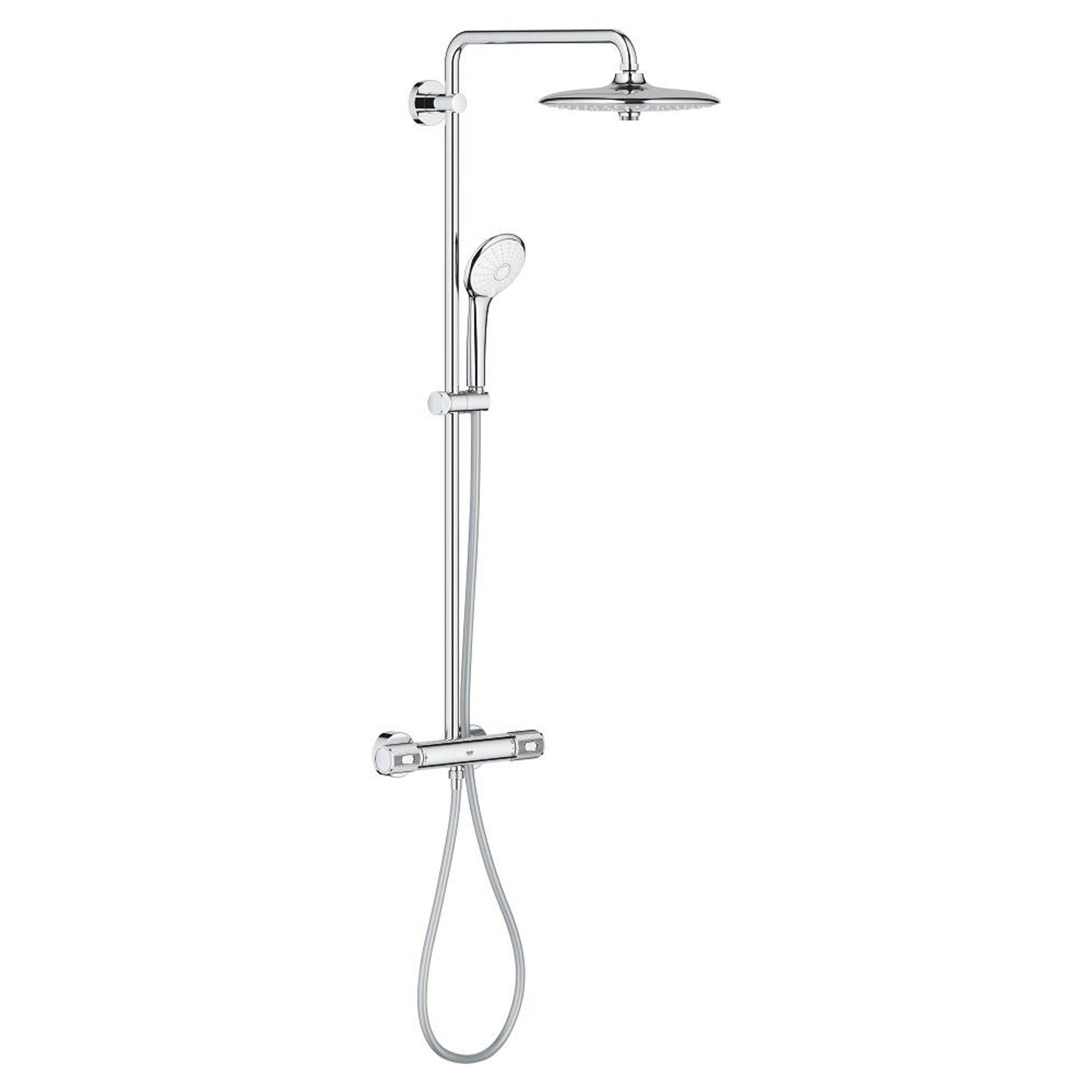 Grohe Euphoria System 260 Termostatik Duş Sistemi Tepe Duşu 3 Fonksiyonlu 260 mm Krom 27296003